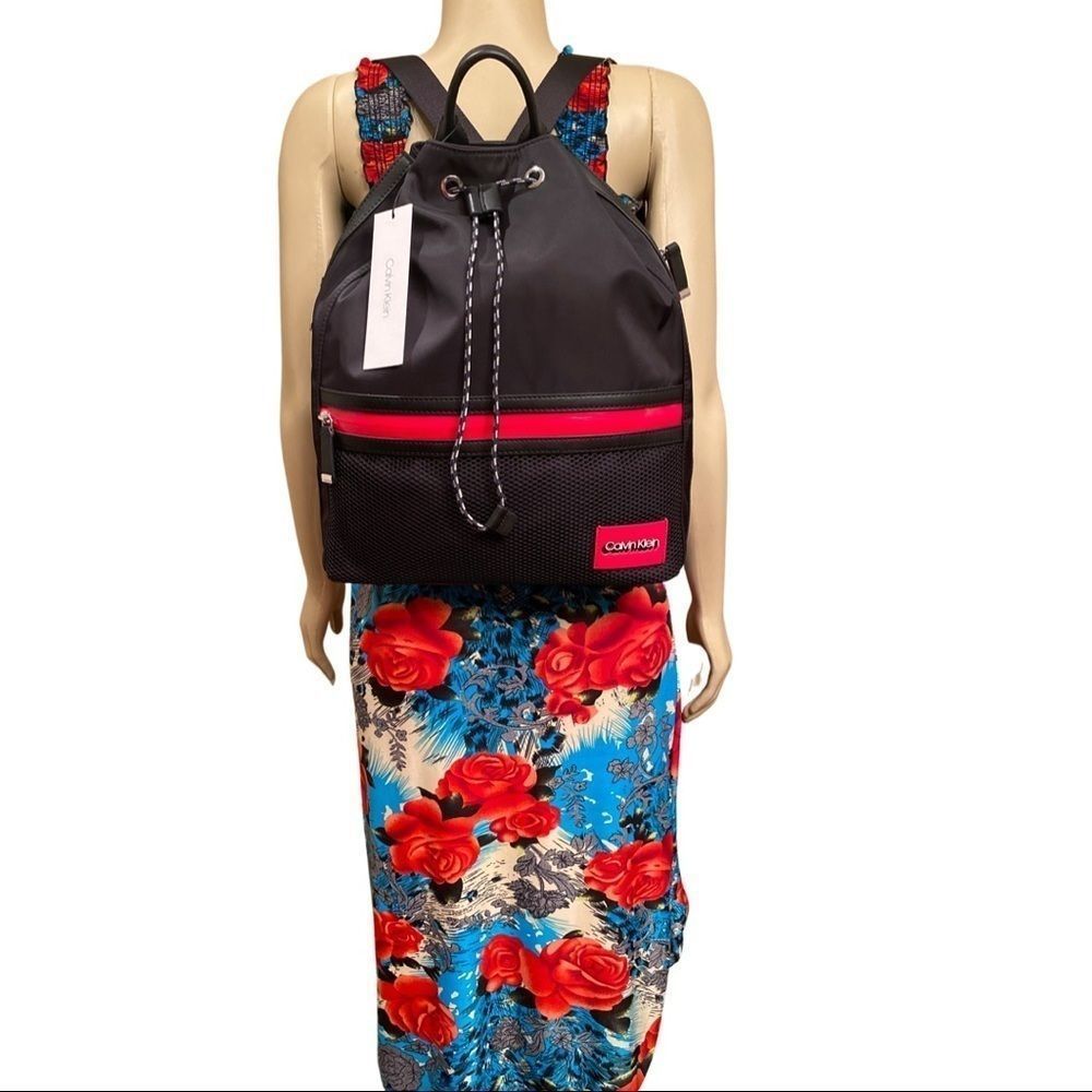 Calvin Klein Drawstring Backpack purse - Picture 4 of 5